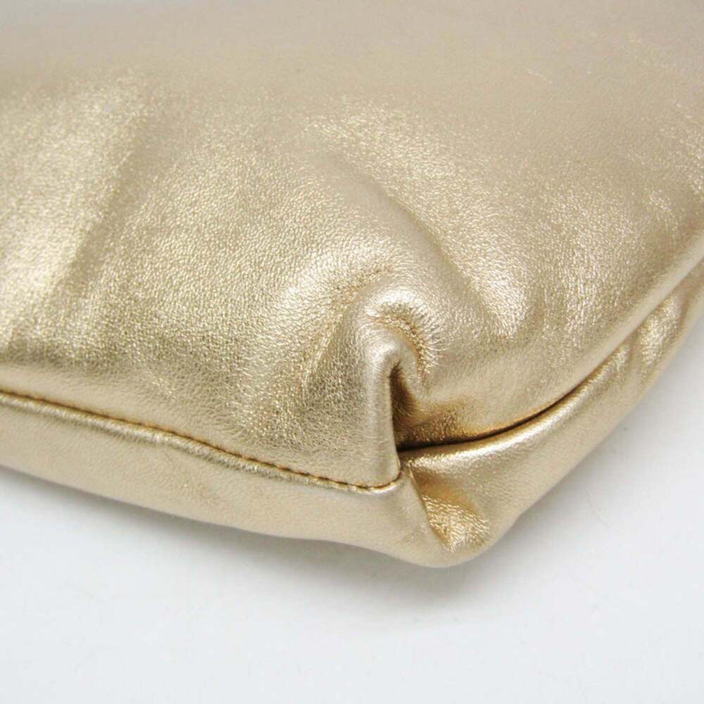 PRADA Gold Leather Shoulder Bag - Picture 5 of 14